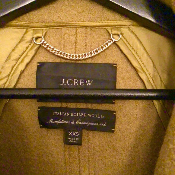 NWOT JCrew Mockneck Wool Coat, XXS - Picture 8 of 9